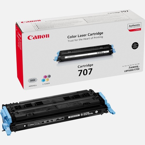 Toner nero originale canon - canon, 707