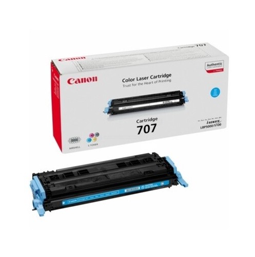 Canon toner 707 cyan - 707, originale
